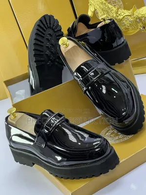 Photo - Glossy Leather Premium Quality Versace Shoe for Men
