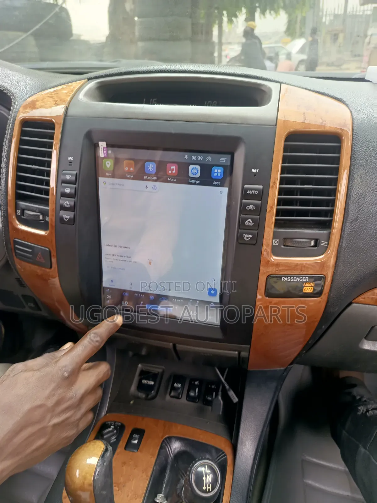 Gx 470 Lexus Screen (Tesla) With GPS Navigation System (Map)