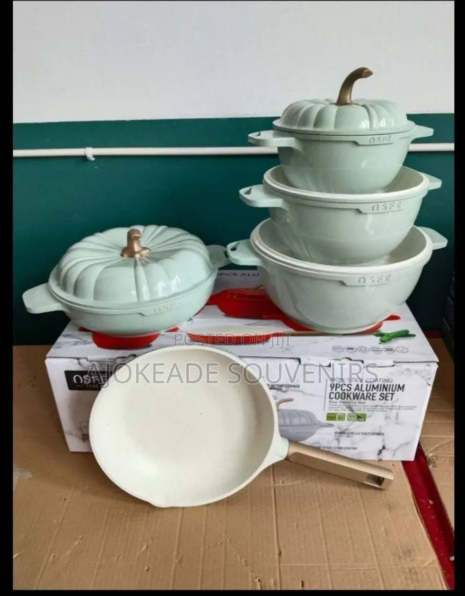 9pcs Cast Iron Cookware Set