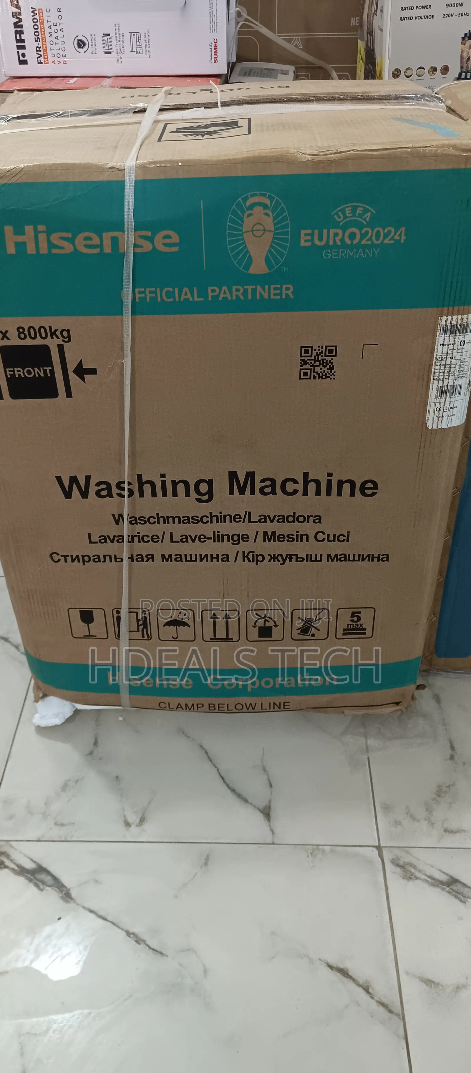 Customer Choice- Hisense 8kg Front Loader Washing Machine