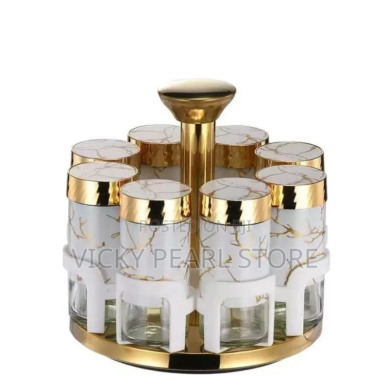 8pcs Ceramic Spice Rack