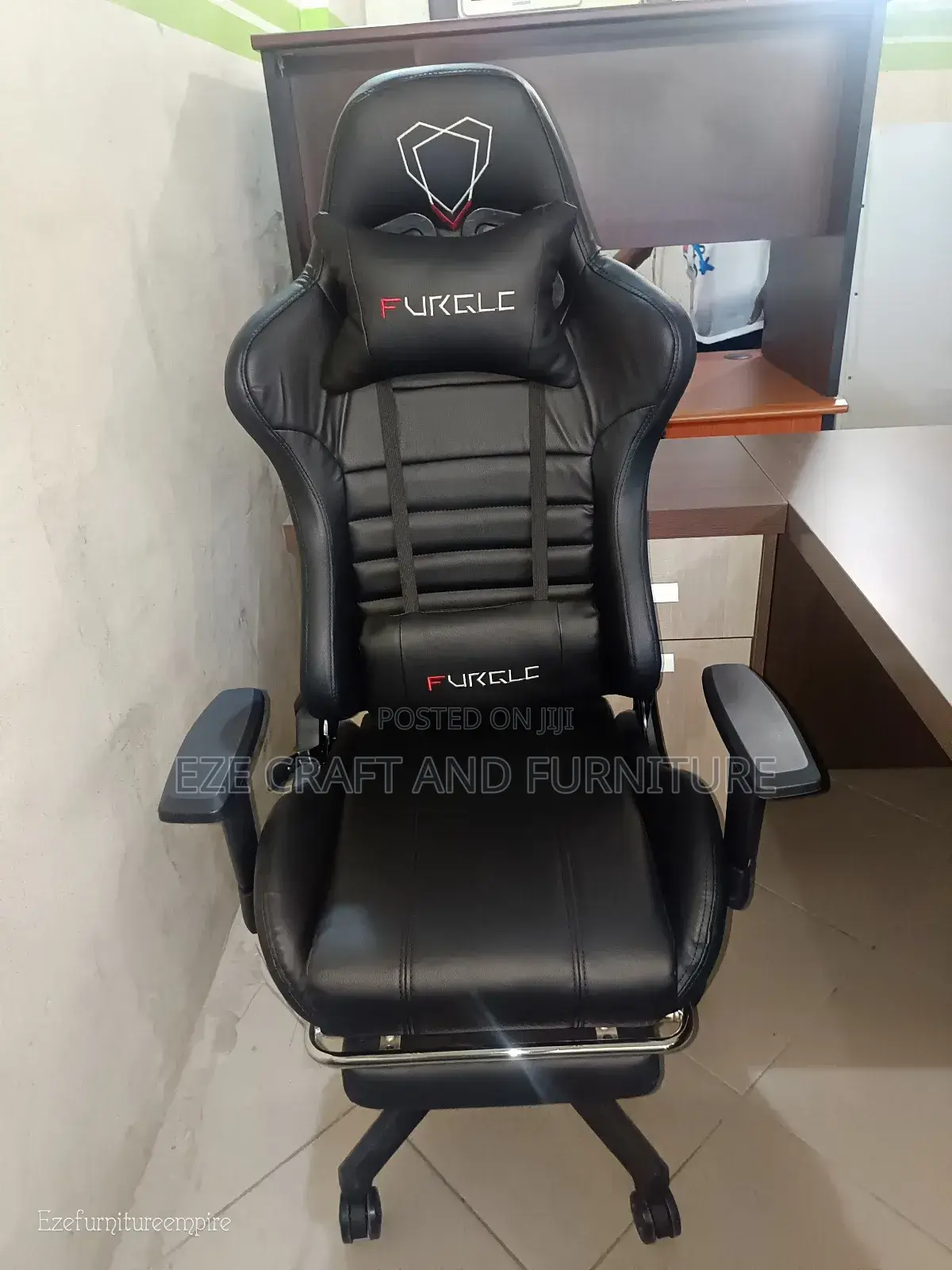 Full Black Game Chair