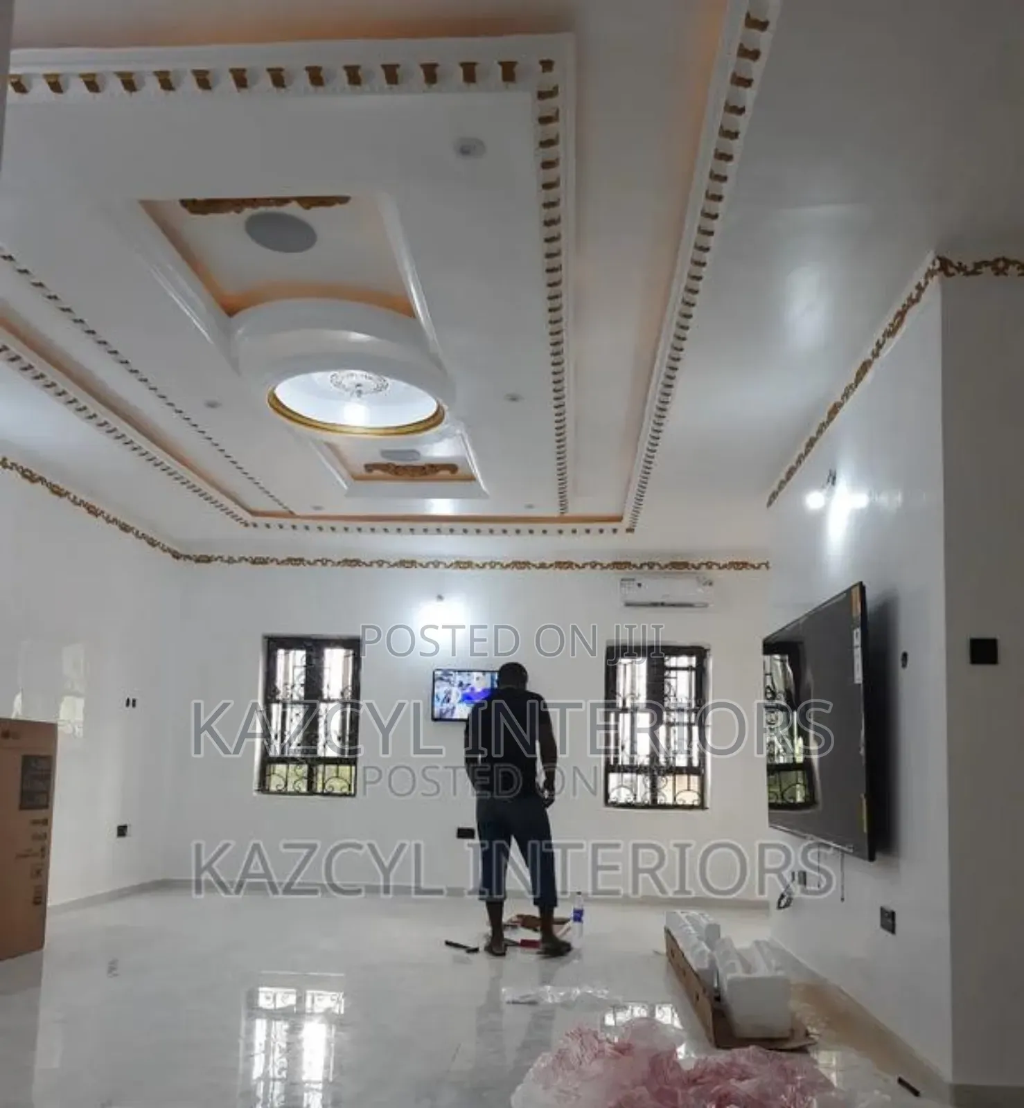 Pop Cornice Design and Wainscotting