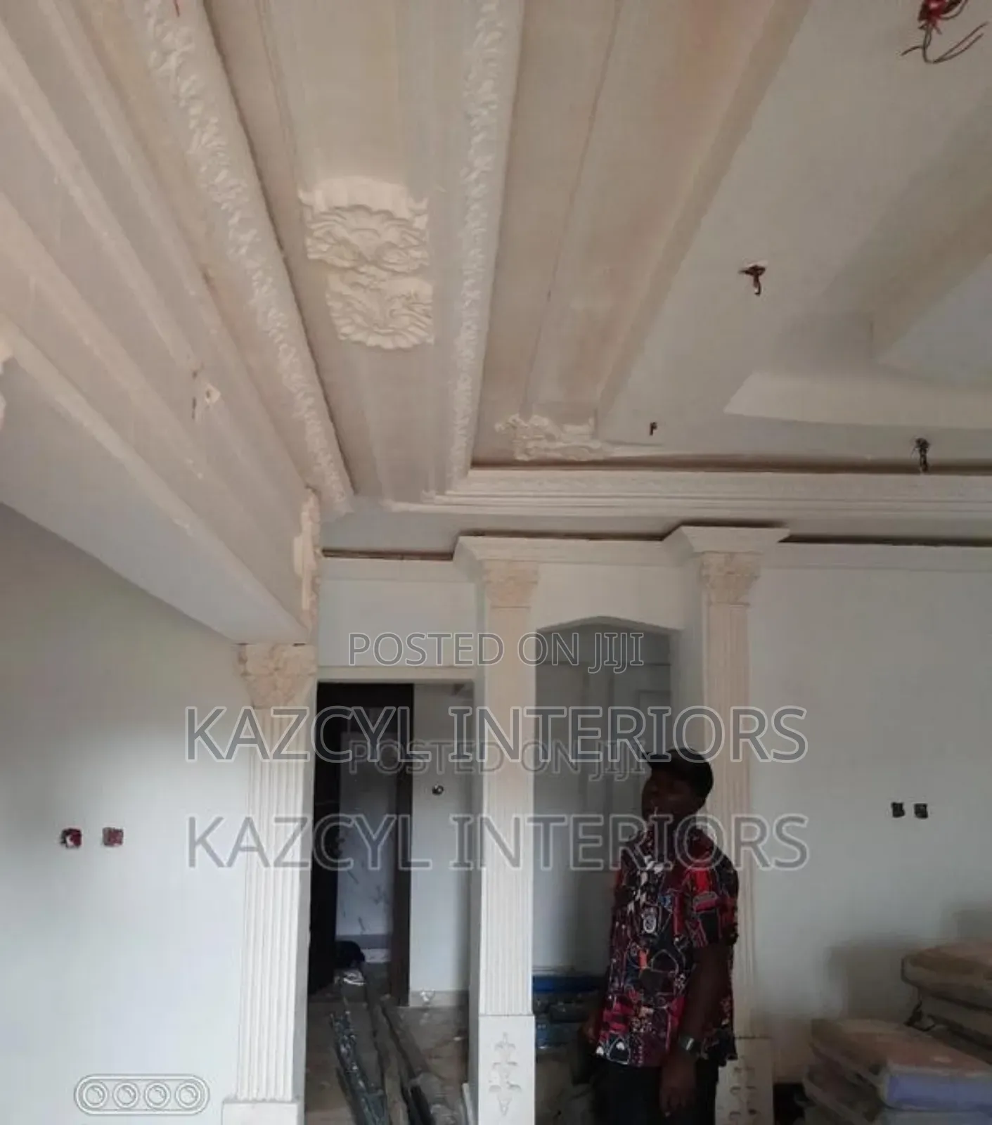 Pop Cornice Design and Wainscotting