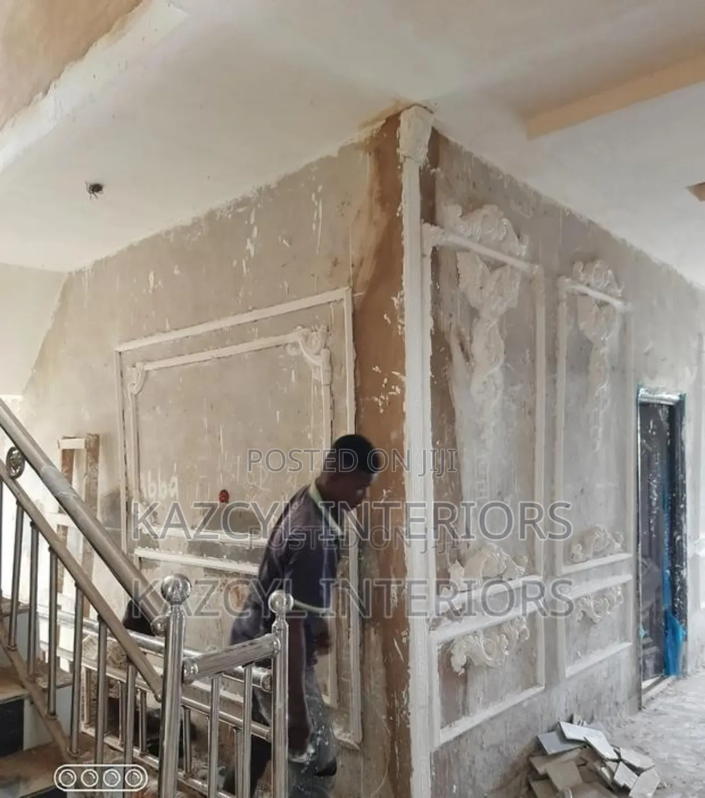 Pop Cornice Design and Wainscotting