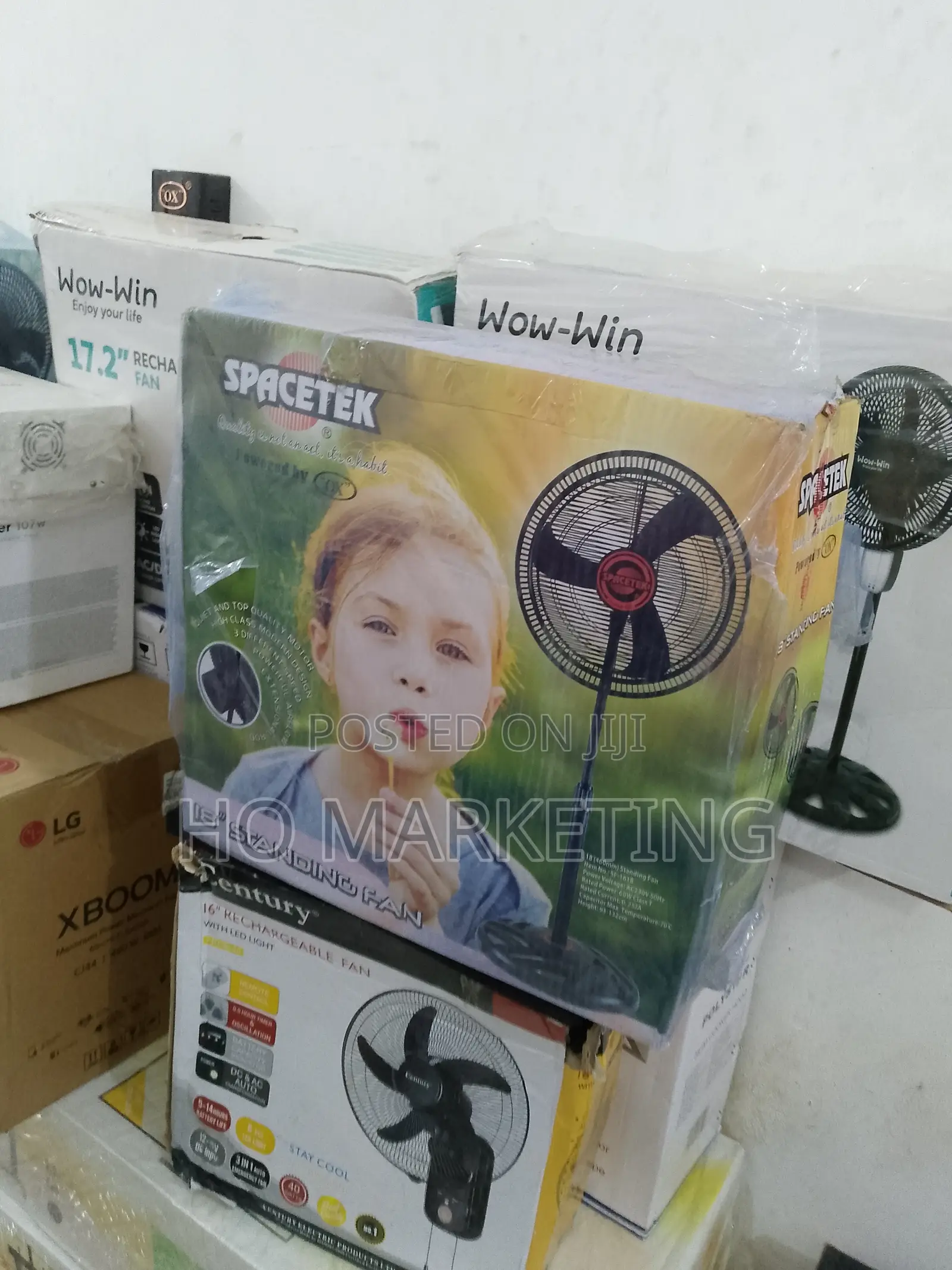 Spacetek 18 Inches Rust Free Blade Standing Fan