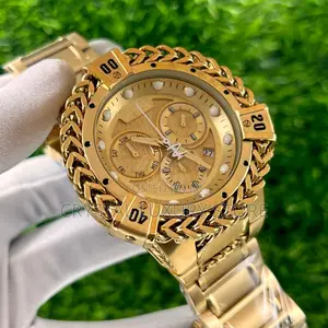 Invicta Quality Luxury Men Chain Strap Wristwatch