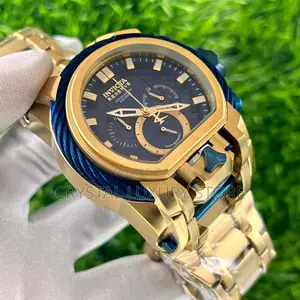 Invicta Quality Luxury Men Chain Strap Wristwatch