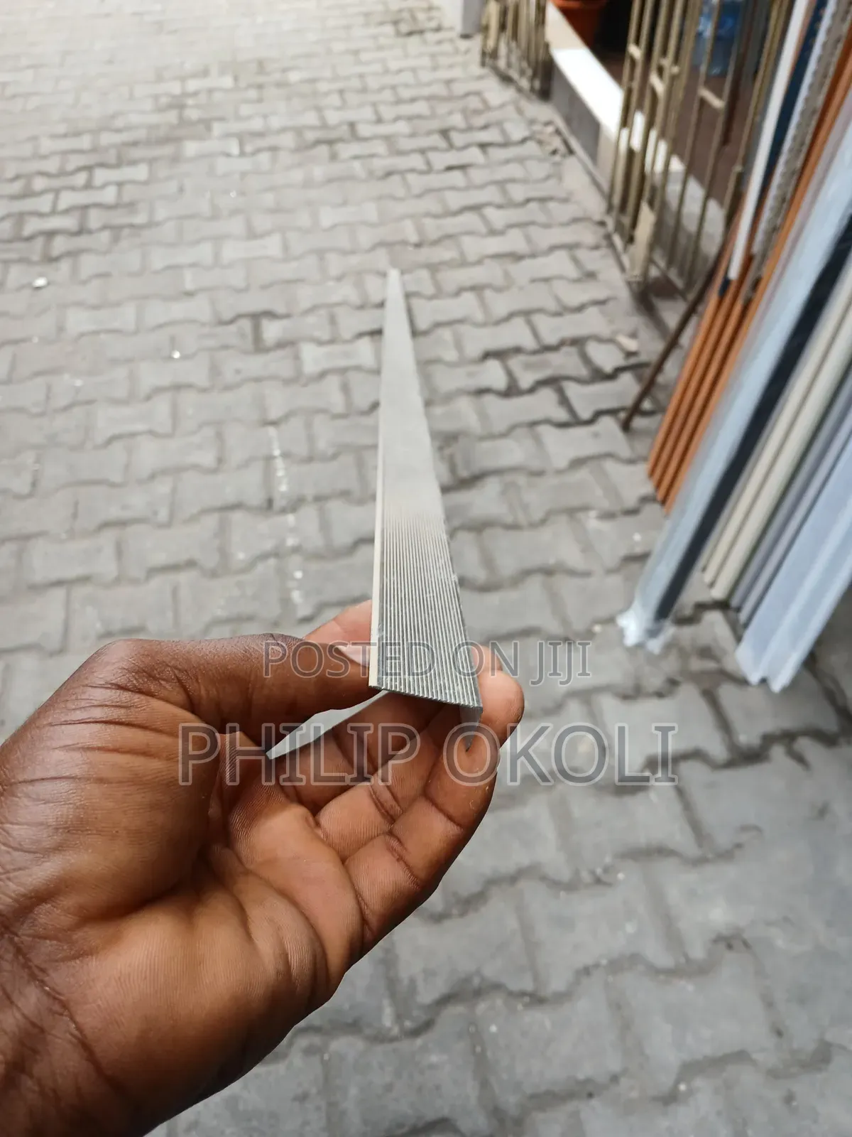 After Laying Staircase Profile Without Rubber