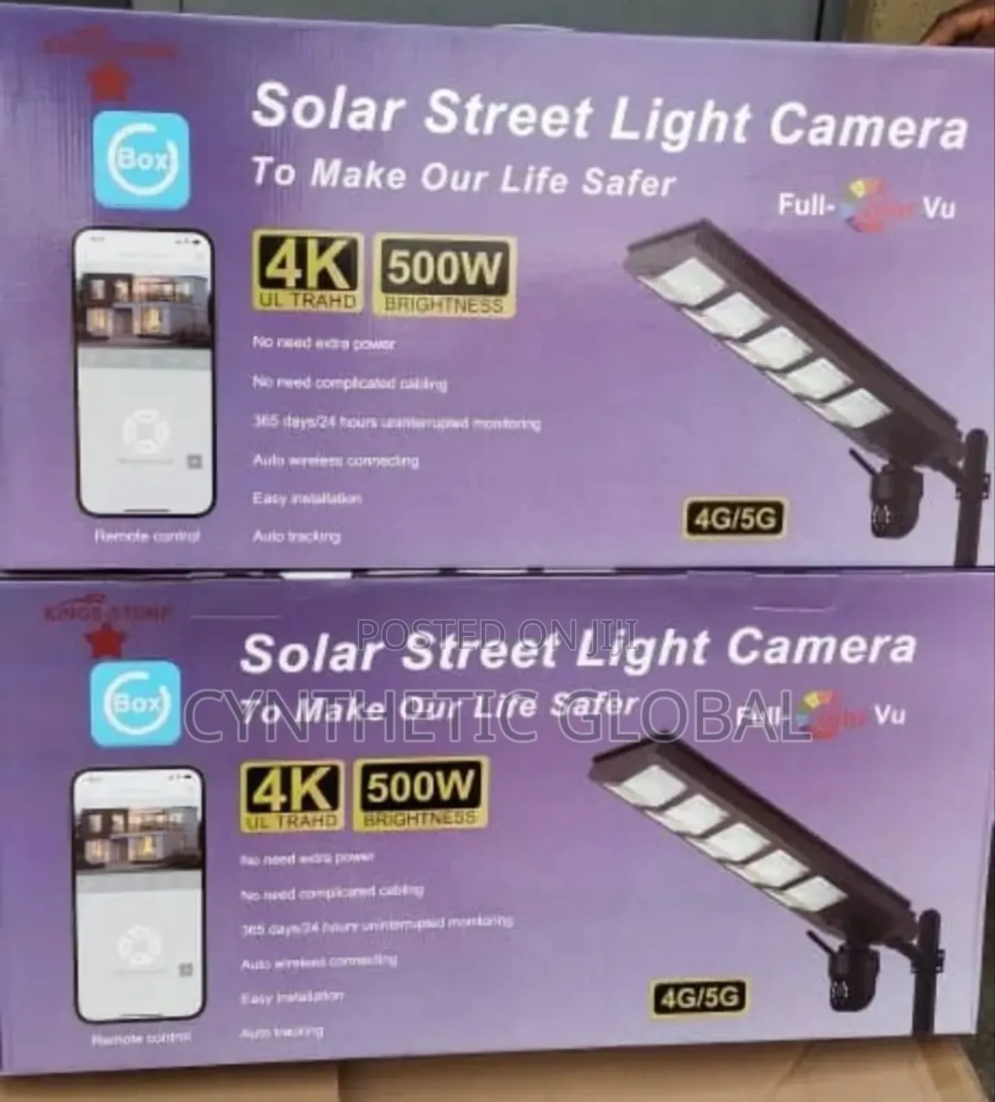 Ubox Solar Street Light Camera 500w Ultra Hd for sale - CYNTHETIC ...