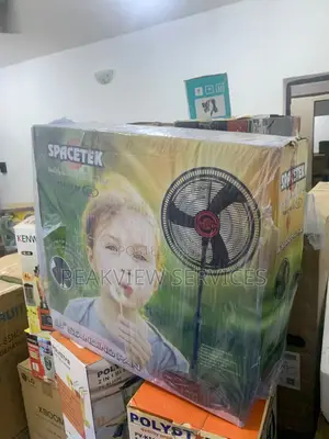 Spacetek 18'' Standing Fan With Tiltable Head- Available Now