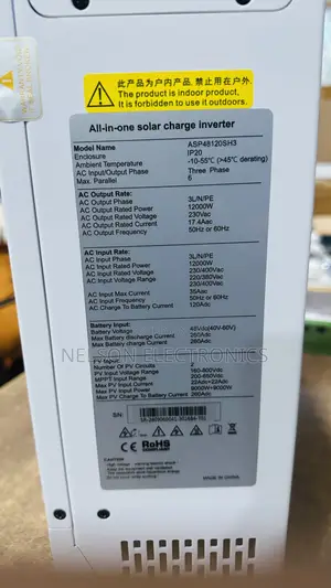 SRNE 12kva Inverter 3 Phase With 200A Charge Controller 2
