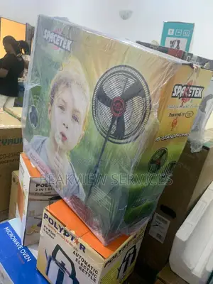 Spacetek 18'' Adjustable Height Standing Fan