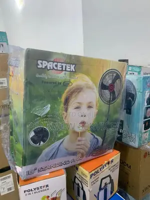 Spacetek 18'' High Speed Cooling Pedestal Standing Fan
