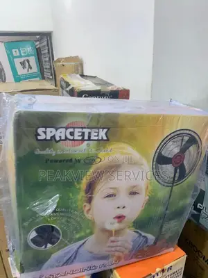 Spacetek 18'' Large Blade Pedestal Standing Fan