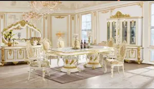 Set of Royal Dining Table, Buffet and Wine Bar.