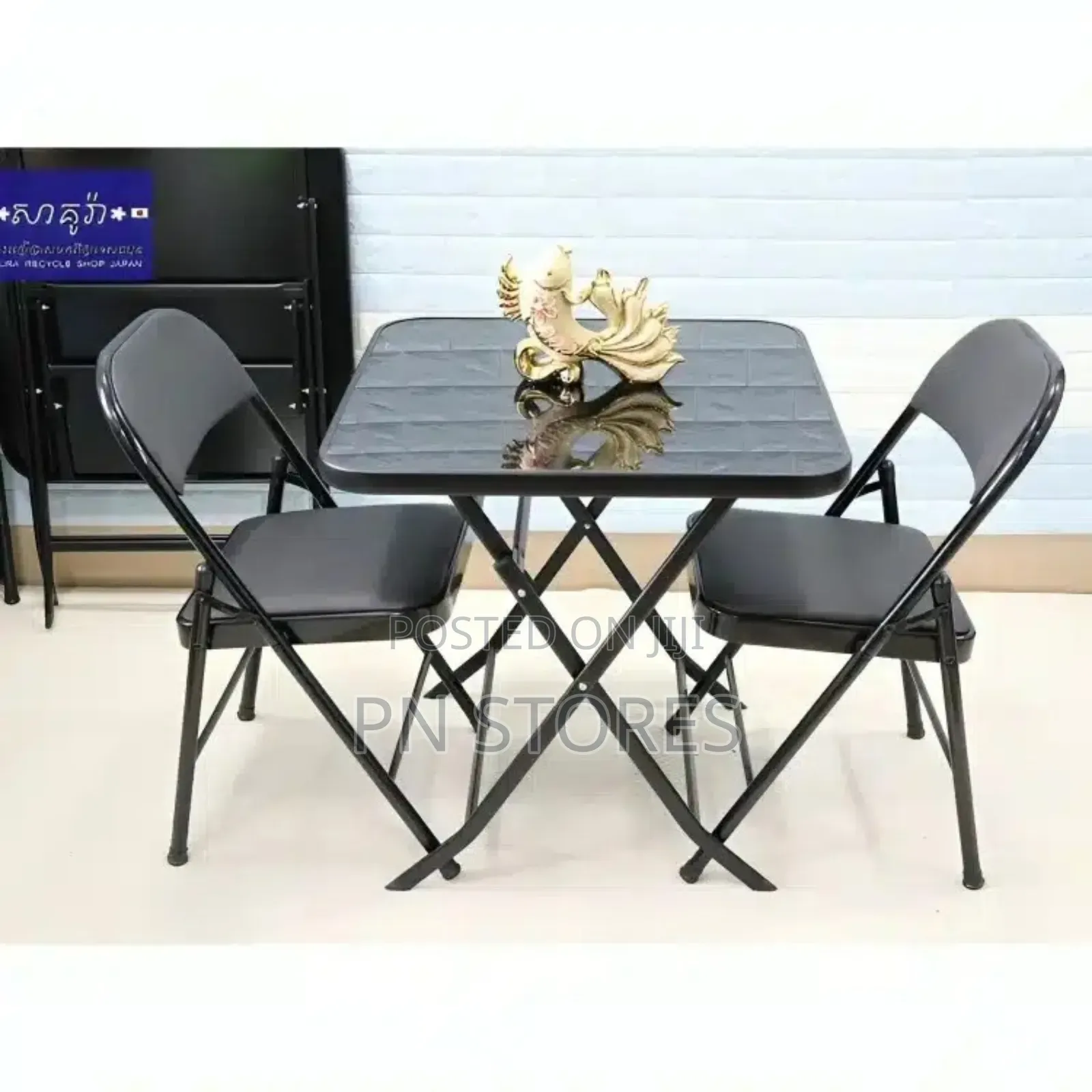 Classy and Durable Table With 2 Chairs