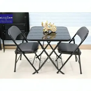 Classy and Durable Table With 2 Chairs