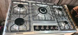 Original Phima 60x90cm 5 Burners Inbuilt Gas Cooker 100% Cop