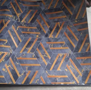 Dark Grey and Gold Stripes-Wallpaper