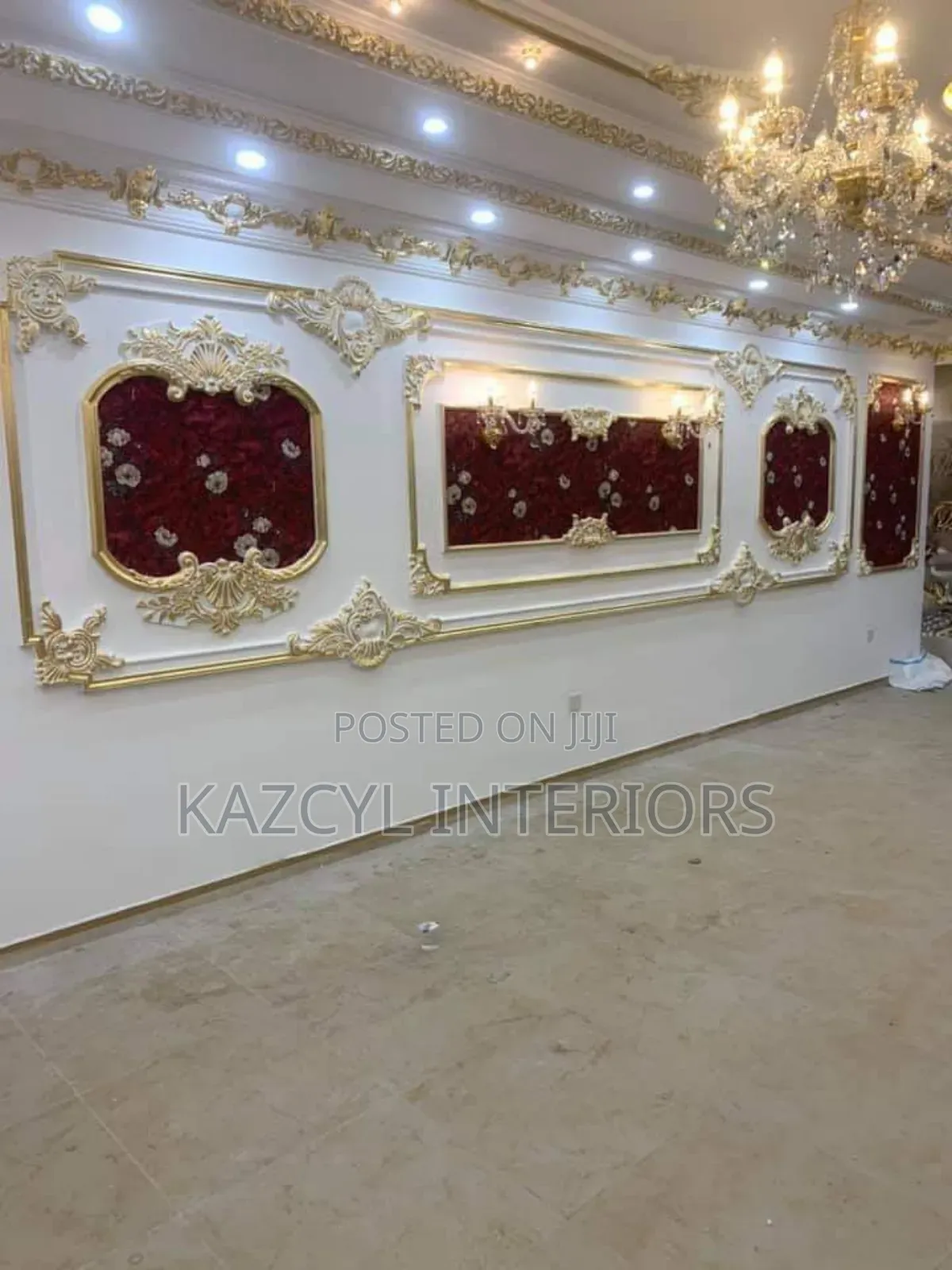 Royal Flowered Pop Ceiling/Wall Concepts
