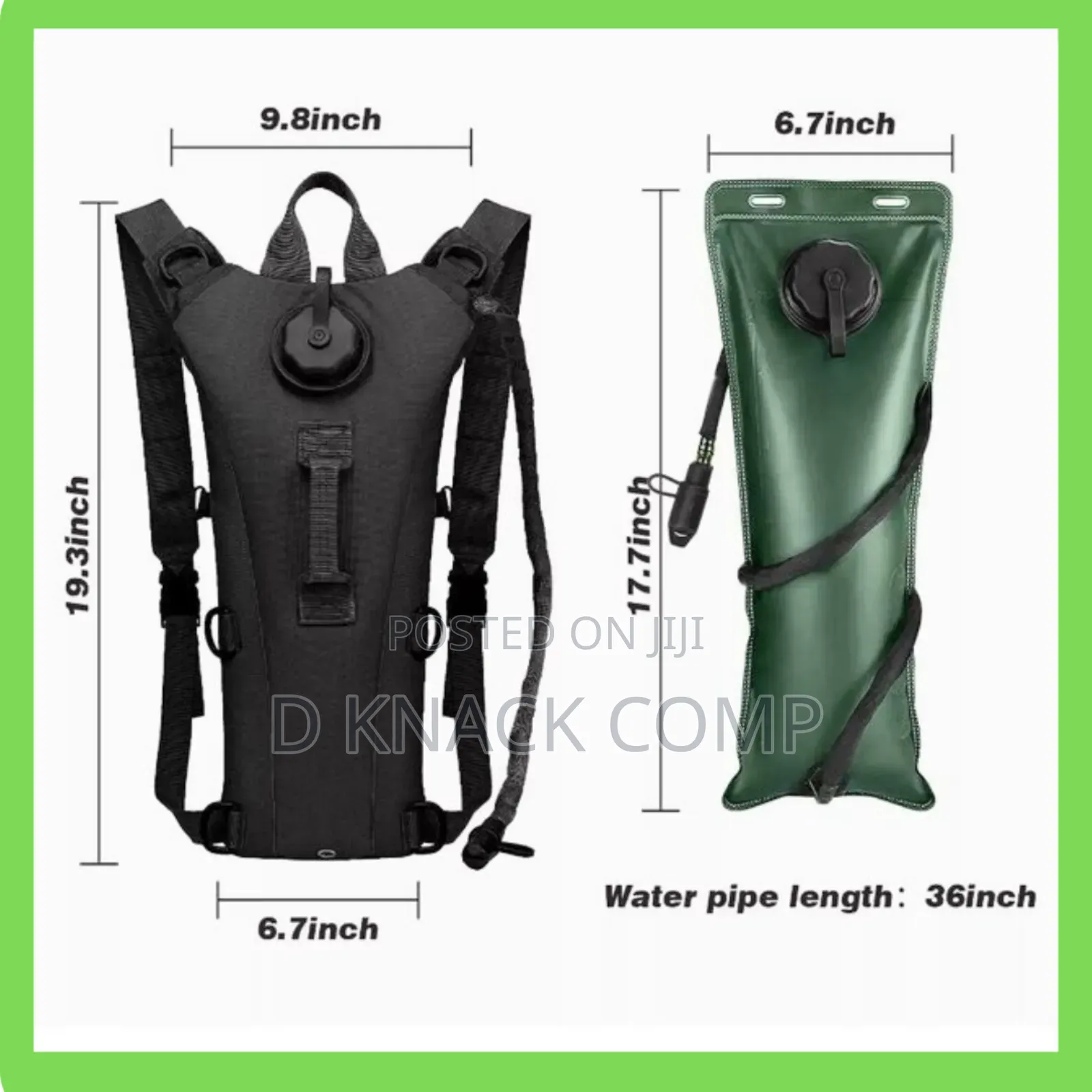 3L Water Container Backpack Suitable for Hiking and Cycling