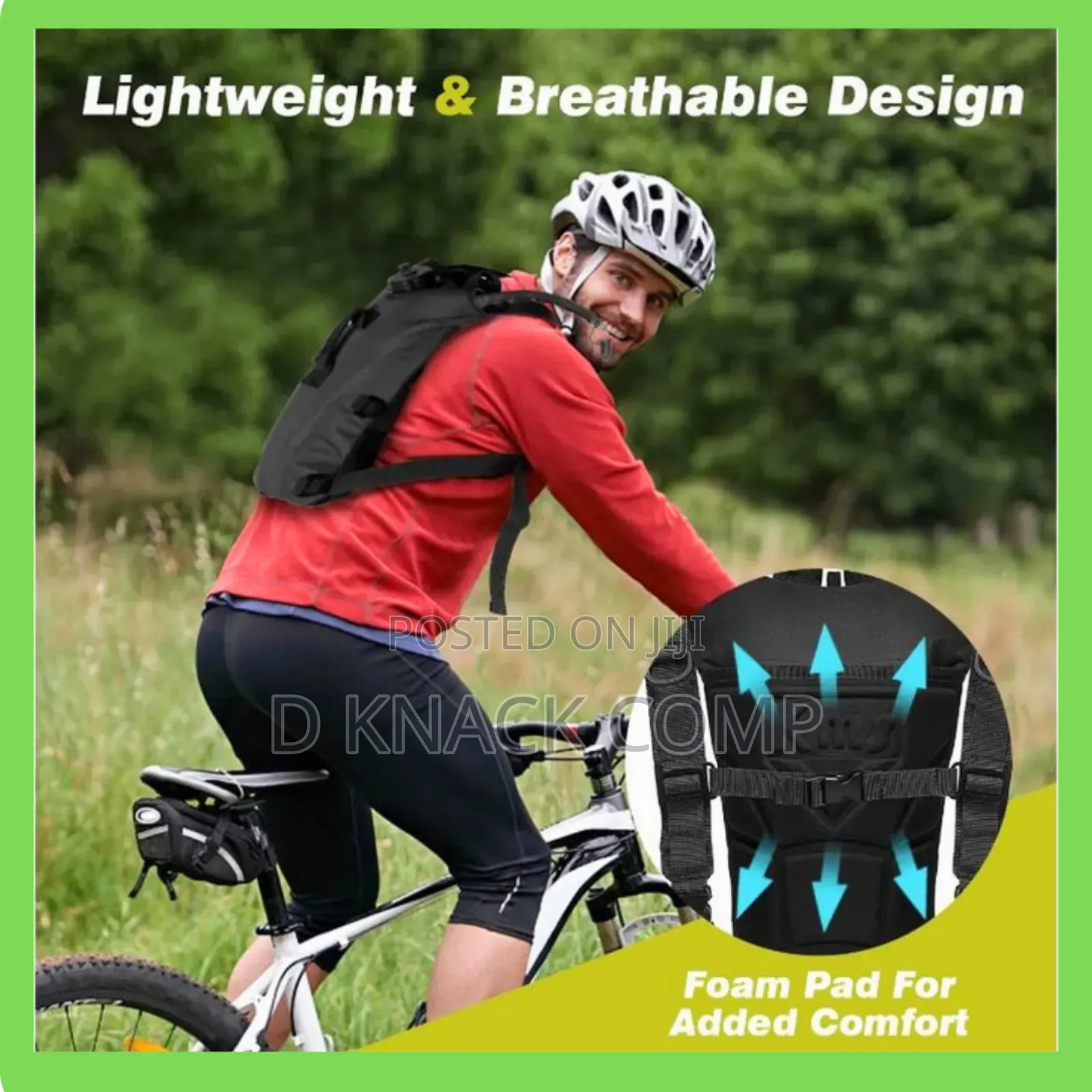 3L Water Container Backpack Suitable for Hiking and Cycling