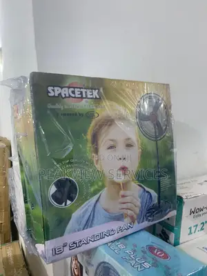 Spacetek 18'' Automatic Swing Standing Fan