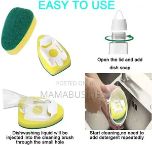 Dish Wand - Soap Dispenser + Dish Wand Scrubber