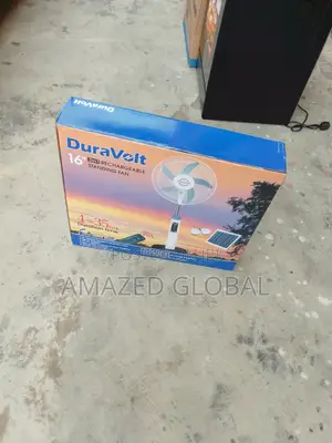 New in 16 Inch Duravolt (Drf-3916) 3 in 1 Rechargeable Fan