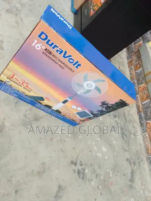 New in Duravolt 3 in 1 Rechargeable Standing Fan + Remote