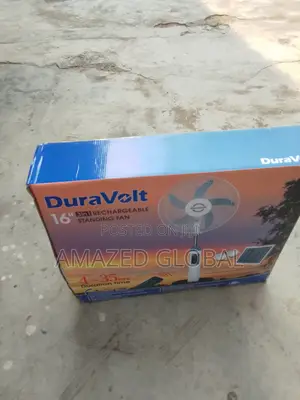 Original Duravolt 16 Inches Rechargeable Standing Fan