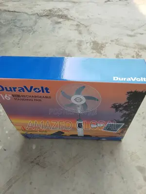 Original Duravolt 3 In1 Rechargeable Fan + Solar Panel