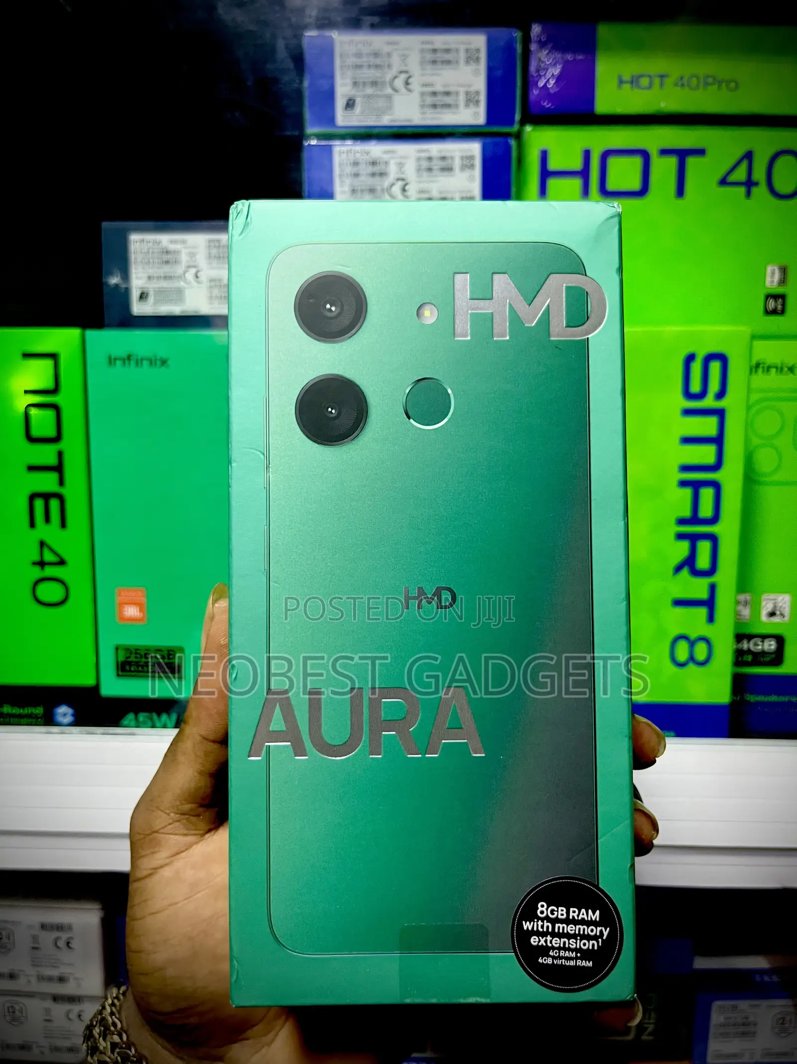 New HMD Aura 64 GB Green