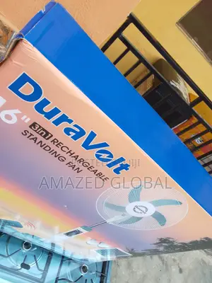 Affordable Duravolt 16" Ac/Dc Rechargeable Fan + Solar Panel