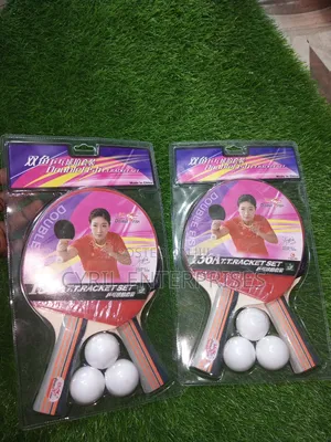 Double Fish Table Tennis Rackets (2 in 1)