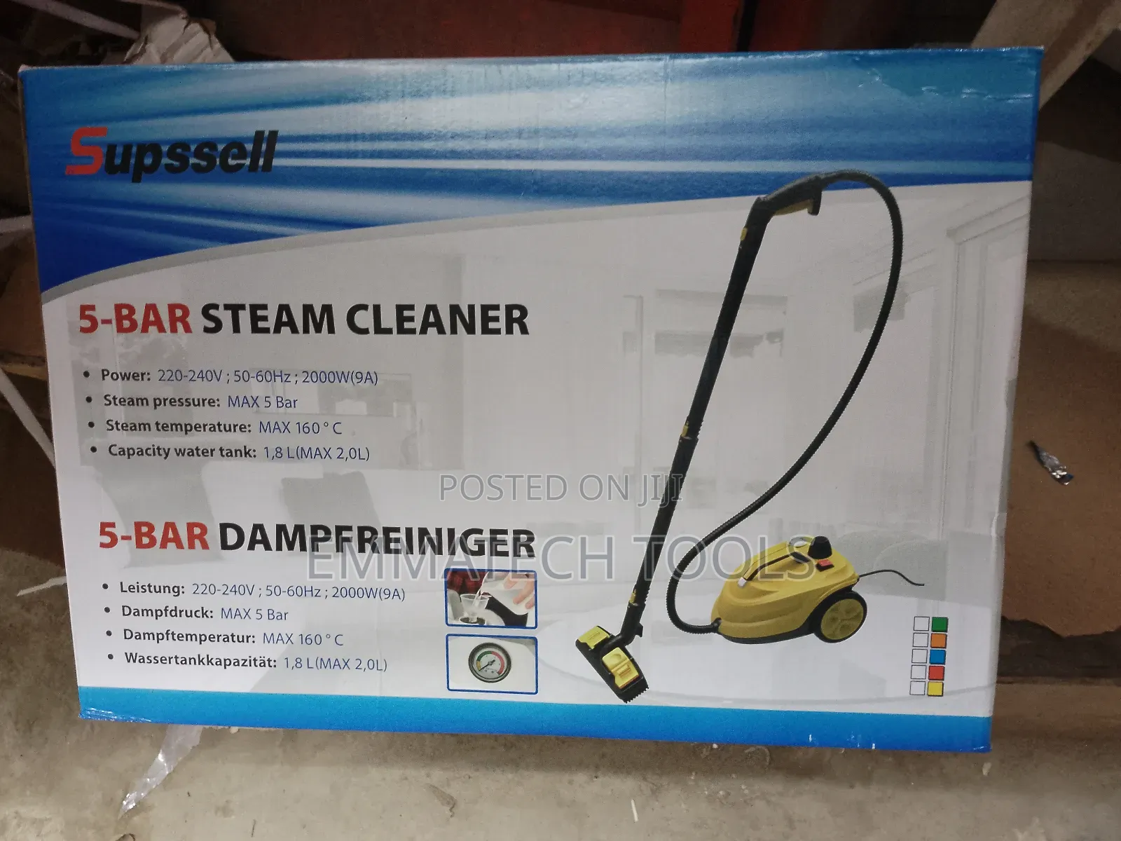 5 Bar Steam Cleaner Machine