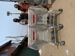 100 Liter Supermarket Basket Trolley