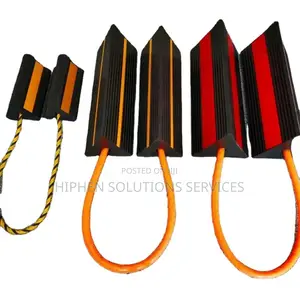 Pair Rubber Aircraft Chock