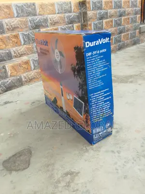 Brand New 3 in 1 16" Rechargeable Fan With Solar Panel Bulb