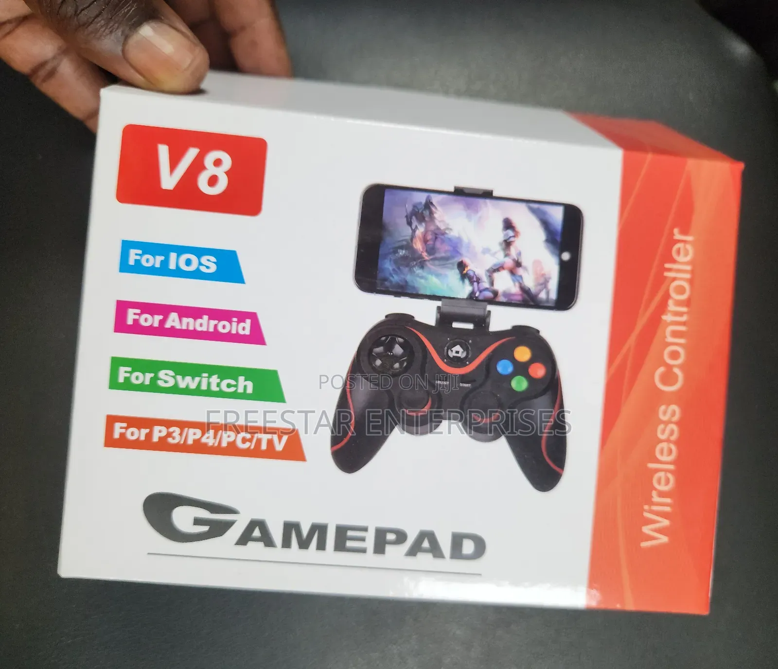 V8 Bluetooth Mobile Game Pad. V8 Wireless Game Controller.