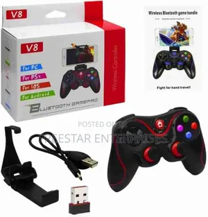 V8 Bluetooth Mobile Game Pad. V8 Wireless Game Controller.