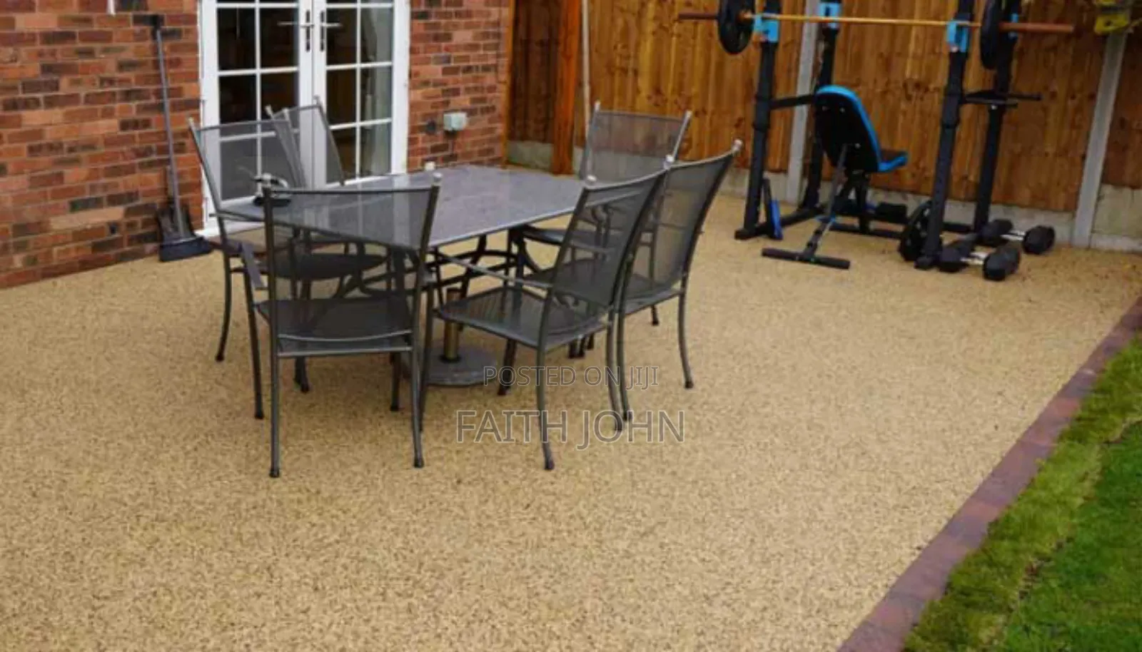 Brown Resin Bound Flooring