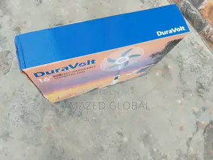 Durable Duravolt 16 Inches Rechargeable Solar Standing Fan