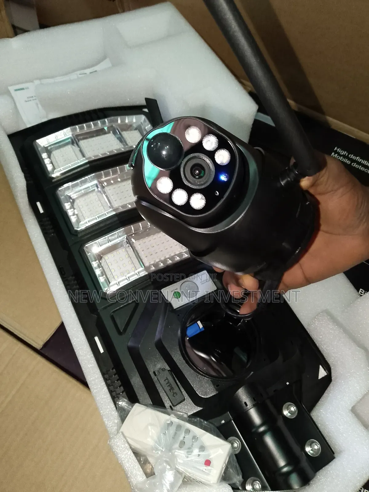 Ai Solar Camera Lighting Street Light With Camera