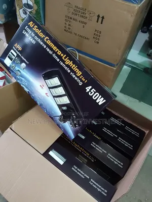 Ai Solar Camera Lighting Street Light With Camera