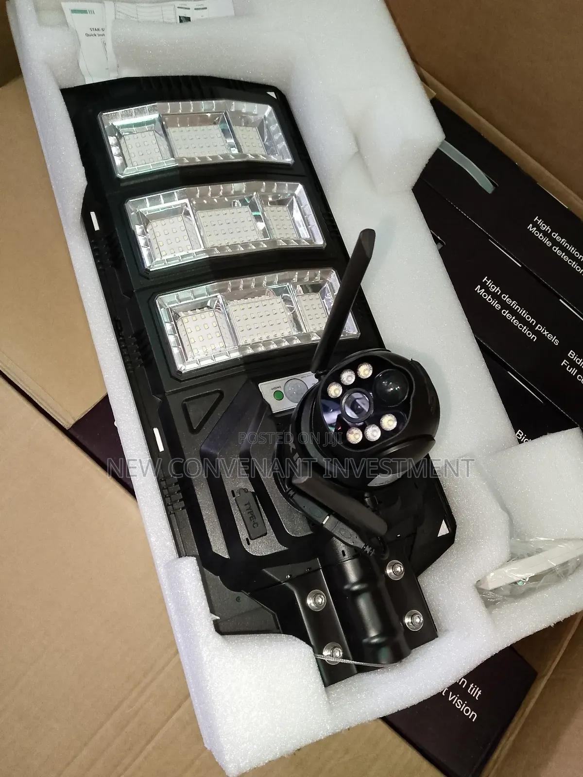 Ai Solar Camera Lighting Street Light With Camera