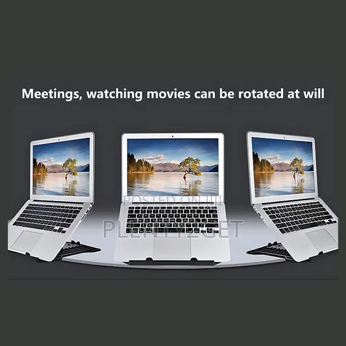 Portable Laptop Stand With Mobile Phone Support 2 in 1