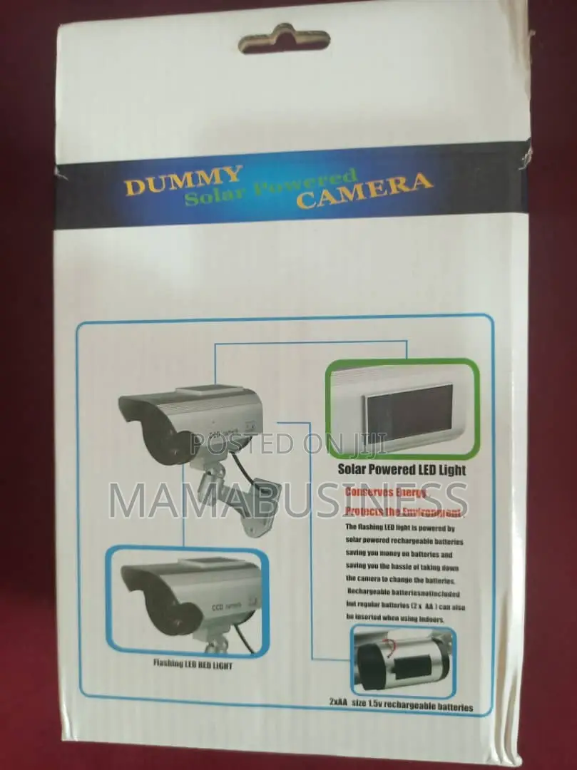Dummy False CCTV Camera + Flashing Led Light