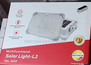 Itel Solar Light. Itel L2 Rechargeable Solar Light.